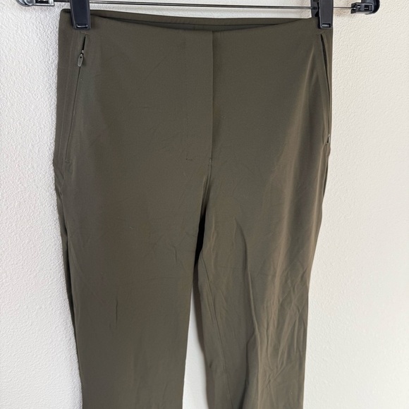 Lululemon Smooth Fit Pull-On High-Rise Pants Dark Olive Green Athleisure Women 4 - Picture 4 of 12